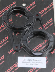 LMH-2-BLK Mq Light Mnt 2’’ Horz Blk - Horizontal Mount
