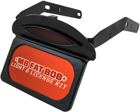BAGGERNATION LPF-M8FB-SB Fat Bob Light And License Kit `18 Up Fxfb