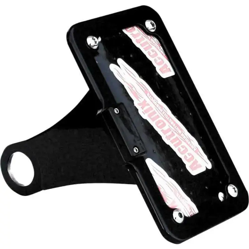 LPF114HV-B Side Mount License Plate Black Xl