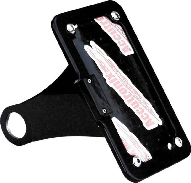 LPF114HV-B Side Mount License Plate Black Xl