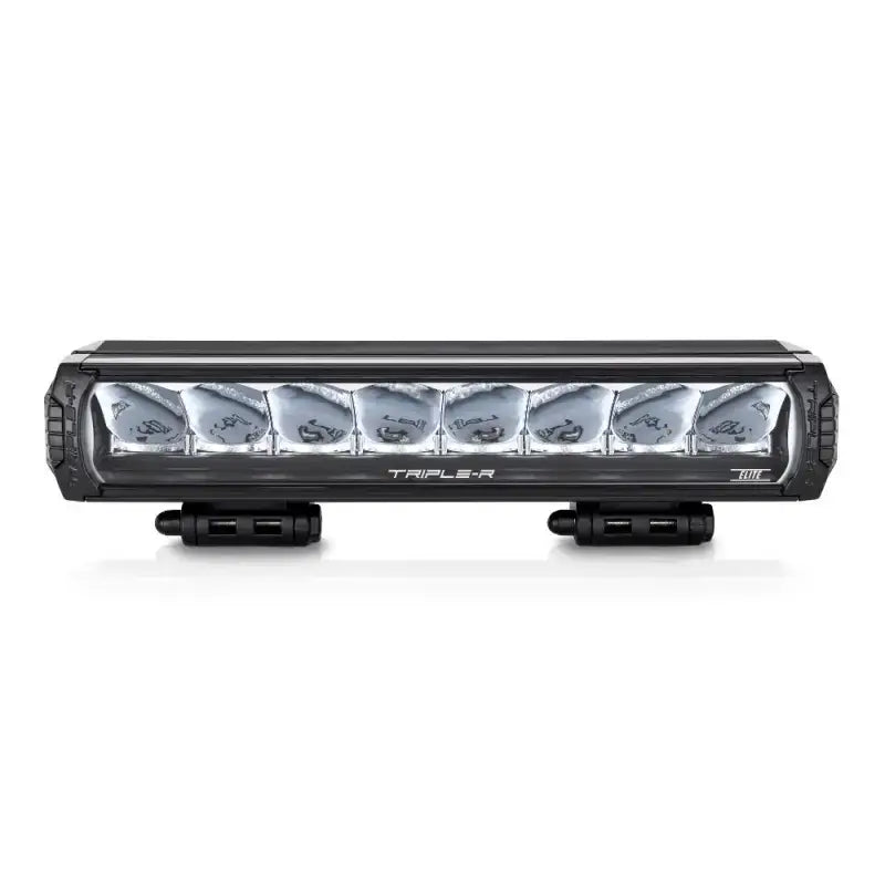 Rugged black LR8-EL-B Triplerlight LR-1000 Elite 15.7-inch LED bar with six bulbs
