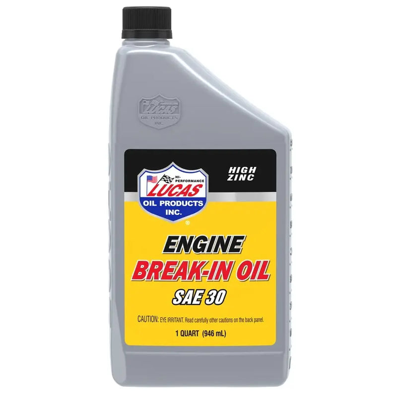 Lucas Lucas Oil SAE 30 Break In Oil Chemicals 10630 - QT Case