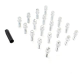 Lug Bolt 5 Kit; 14 Millimeter x 1.25 Thread Size; 60 Degree Conical; Spline Drive; Acorn Extra Long Duplex; 1.30 Inch