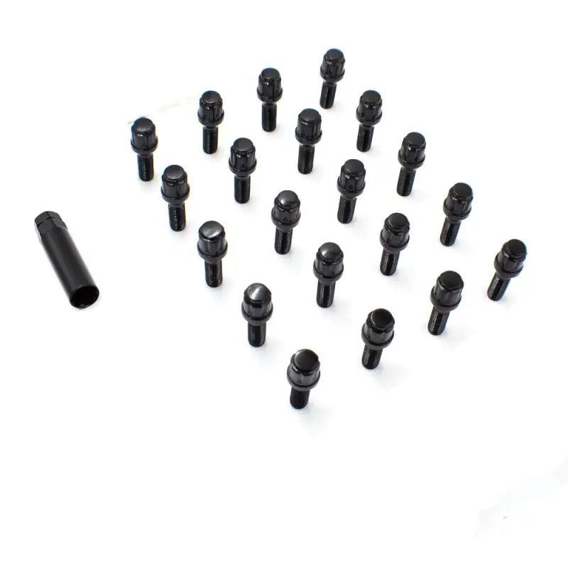 Lug Bolt 5 Kit; 14 Millimeter x 1.25 Thread Size; 60 Degree Conical; Spline Drive; Acorn Duplex; 0.95 Inch Shank