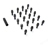 Lug Bolt 5 Kit; 14 Millimeter x 1.25 Thread Size; 60 Degree Conical; Spline Drive; Acorn Duplex; 0.95 Inch Shank