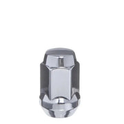Lug Nut 12 Millimeter x 1.25 Thread Size; 60 Degree Conical; Acorn; 1.38 Inch/ 35 Millimeter Overall Length; 3/4 Inch Hex Size; Chrome Plated; Steel; Set Of 100 - RV and Auto Parts