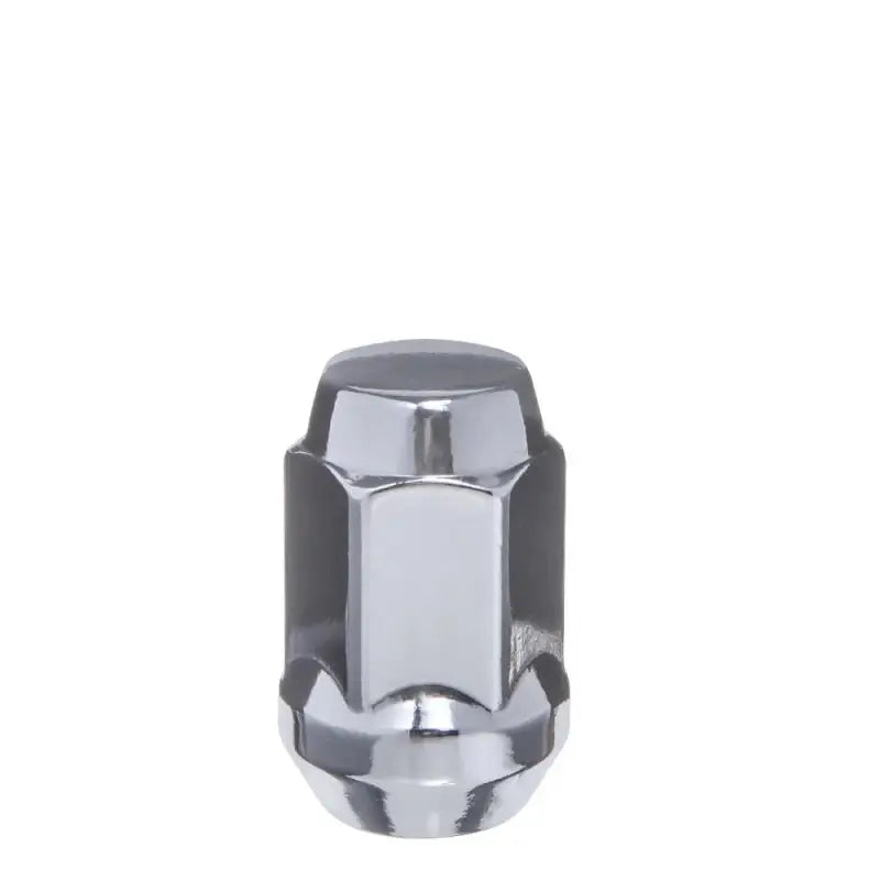 Lug Nut 12 Millimeter x 1.25 Thread Size; 60 Degree Conical; Acorn; 1.38 Inch/ 35 Millimeter Overall Length; 3/4 Inch Hex Size; Chrome Plated; Steel; Set Of 100 - RV and Auto Parts