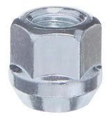 Lug Nut 12 Millimeter X 1.25 Thread Size; 60 Degree Conical Bulge; Acorn Open End; 0.83 Inch Overall Length; 13/16 Hex