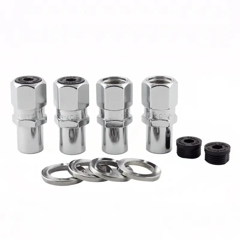 Lug Nut 12 Millimeter X 1.5 Thread Size; 0.746 Inch Regular Mag Shank With 1.06 Round Center Hole Washer; Extra Long