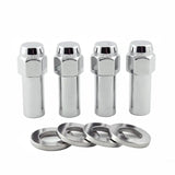 Lug Nut 12 Millimeter X 1.5 Thread Size; 2.27 Inch Extra Long Mag Shank With 1-1/4 Round Center Hole Washer; Duplex