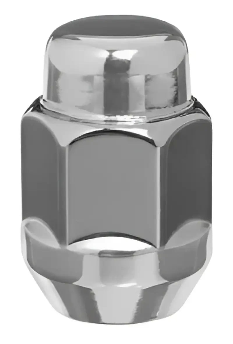 Chrome lug nut.