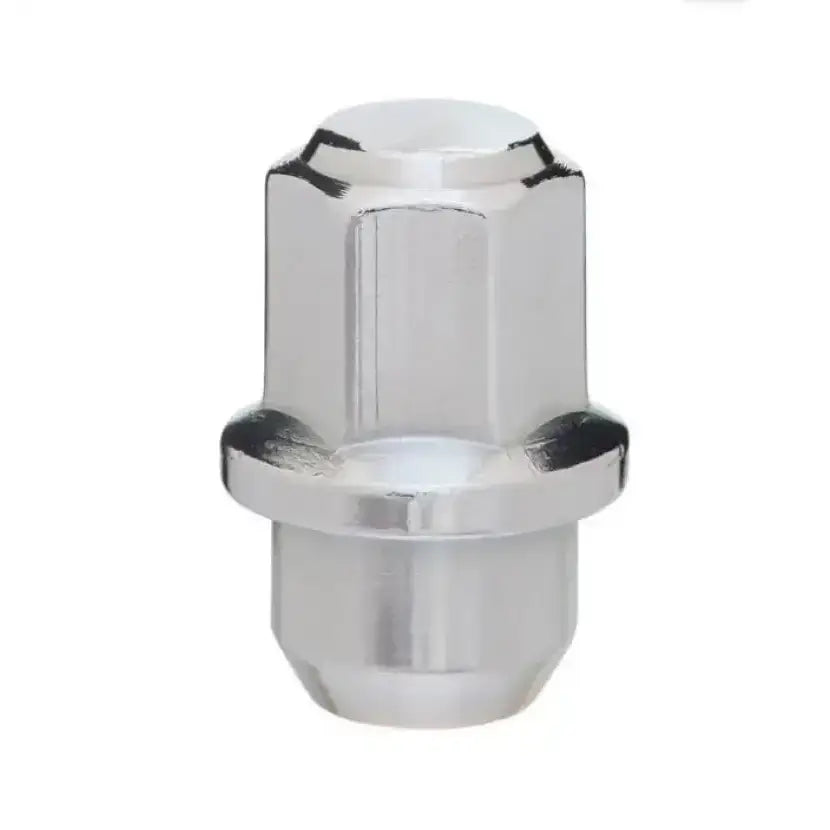 Lug Nut 12 x 1.5 Millimeter Thread Size; 60 Degree Conical; Acorn; 1.50 Inch Overall Length; 19 Millimeter Hex Size; Chrome Plated; Set Of 50 - RV and Auto Parts