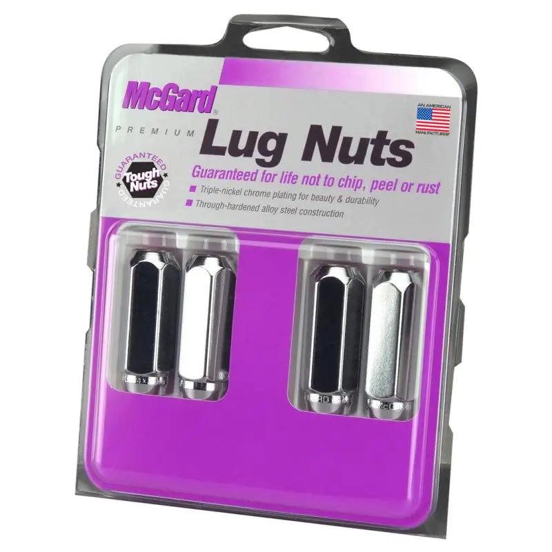 Lug Nut 14 Millimeter X 2.0 Thread Size; Conical Seat; Duplex Lug; Use With Steel/ Aluminum Wheels; 2-1/4 Inch Overall