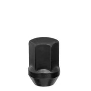 Lug Nut 14 x 1.5 Millimeter Thread Size; 60 Degree Conical; Acorn; 1.53 Inch Overall Length; 7/8 Inch Hex Size; Black; Steel; Set Of 50 - RV and Auto Parts