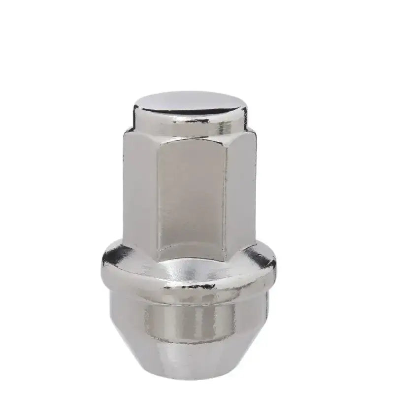 Lug Nut 14 x 1.5 Millimeter Thread Size; 60 Degree Conical; Acorn; 1.84 Inch Overall Length; 21 Millimeter Hex Size; Chrome Plated; Set Of 50 - RV and Auto Parts