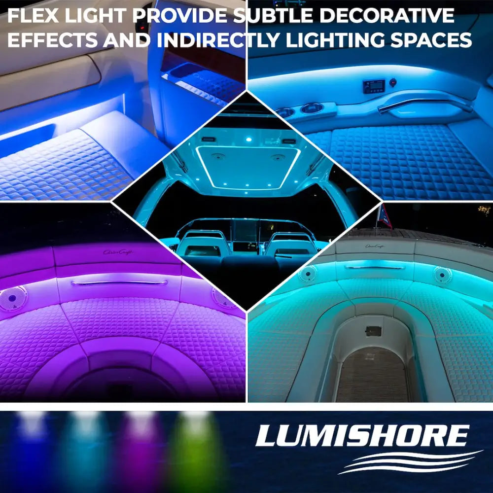 Lumishore US CE Certified Rope Light Mounting Clip 60-0514 - Eclipse Flex Bracket