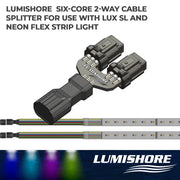 Lumishore US Engineered To High Standards Cable Adapter 010-14465-00 - LUX- SL Flex 2-WAY Cbl Split