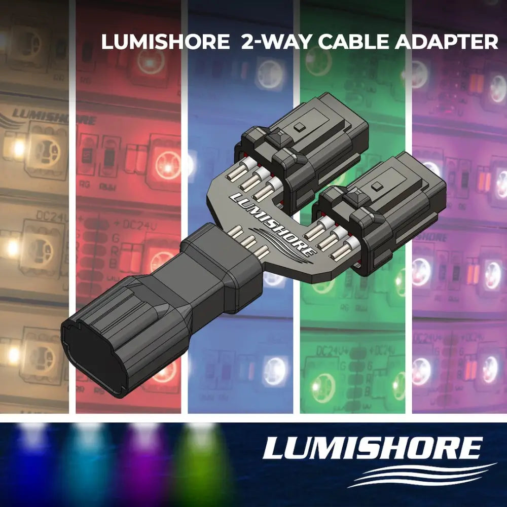 Lumishore US Engineered To High Standards Cable Adapter 010-14465-00 - LUX- SL Flex 2-WAY Cbl Split