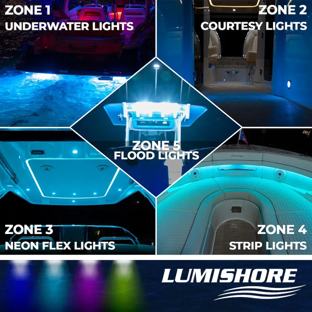 Lumishore US Plug And Play Installation Light Control Module 010-04488-00 - Eclipse Dual Expansion Module