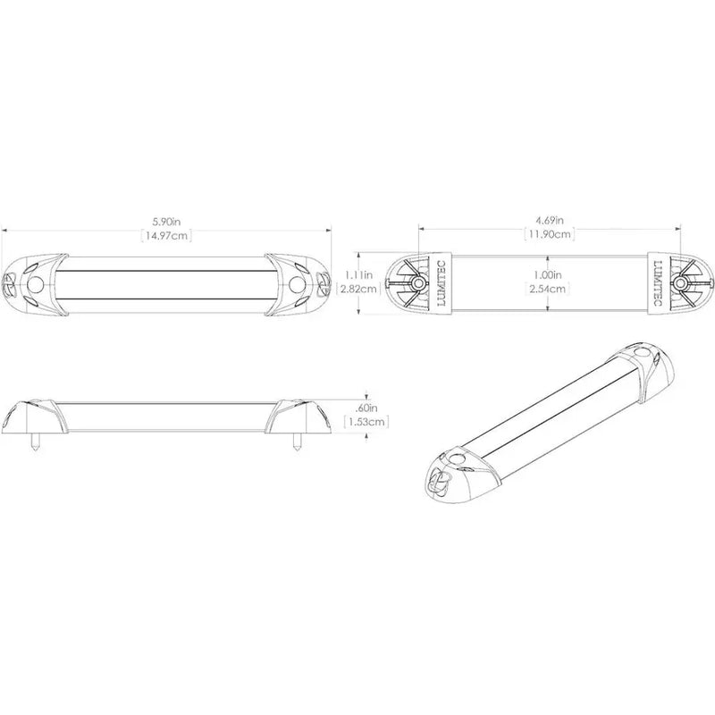Lumitec 101078 Boat Deck Light - White