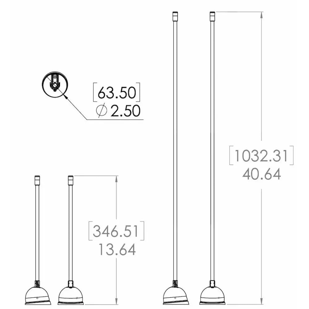 Lumitec US Coast Guard Approved Navigation Light 101585 - Black Anchor Led 12 Pole