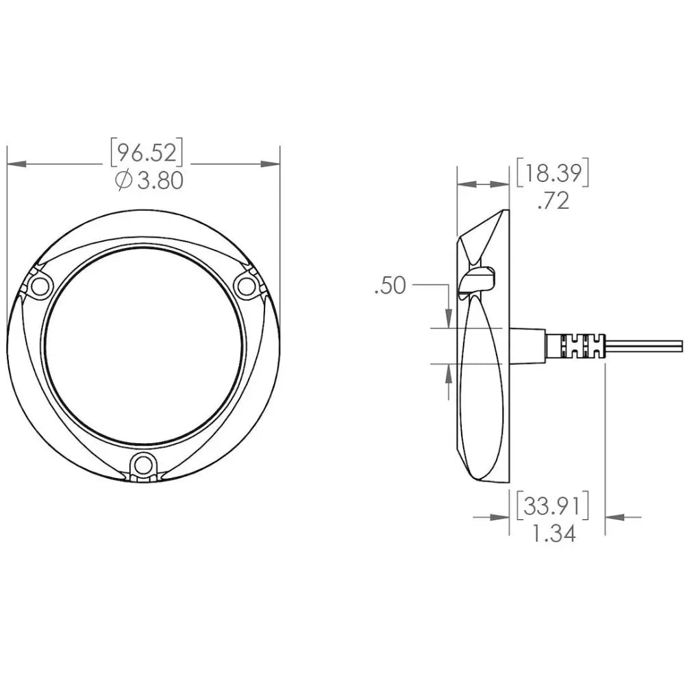 Lumitec Meets European Conformity Standards Boat Underwater Light 101515 - Seablaze X2 Rgbw