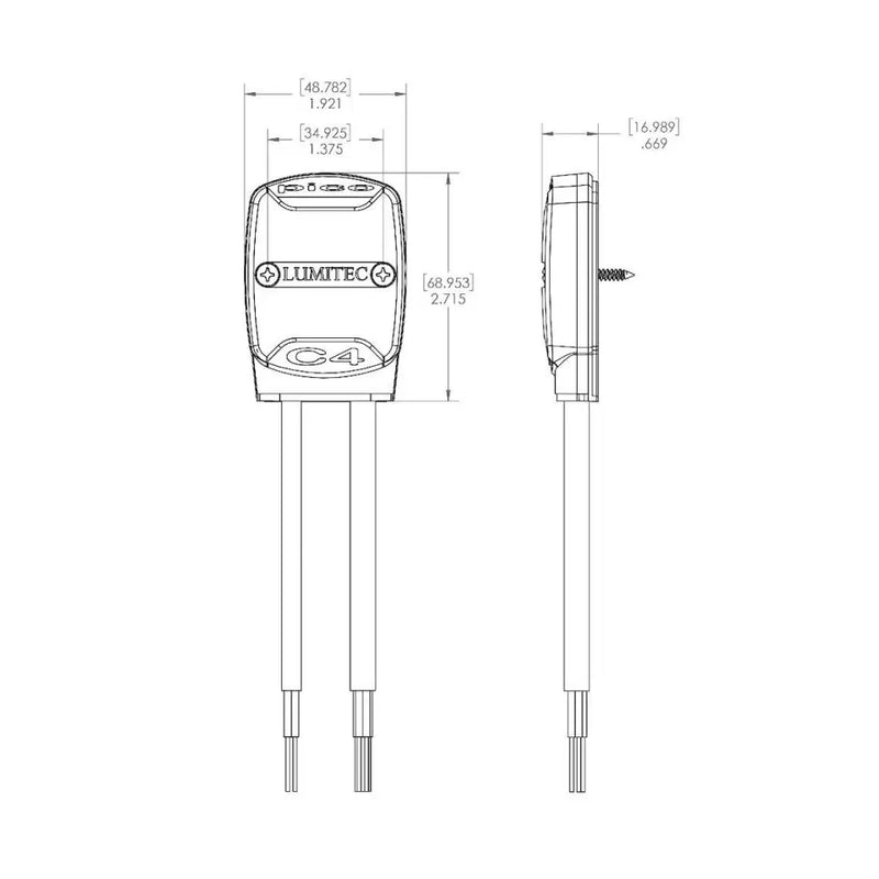 Lumitec Meets European Conformity Standards Light Control Module 101609 - Pico C-4 RGBW RGB Controller