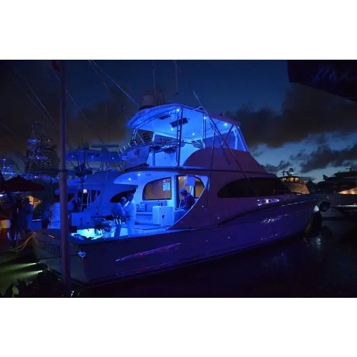 Lumitec Power Line Instruction Enabled Boat Deck Light 113117 - Mirage Spectrum Polished Rgbw
