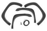 Black fender flare set for Dodge Ram with ex-extrawide style textured elite series