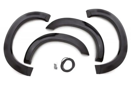 Black fender flares for Dodge Ram with ex-extrawide style from Lund Elite Series
