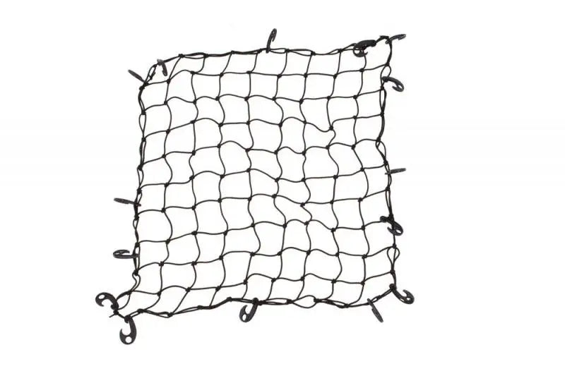 Black Lund Universal Cargo Net with hooks for roof top racks, heavy-duty cargo net