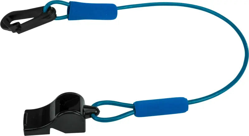 LVW-17 BLUE Floating Whistle W/Lanyard (Blue)