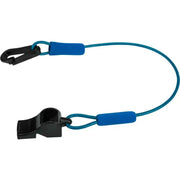 LVW-17 BLUE Floating Whistle W/Lanyard (Blue)