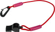 LVW-17 RED Floating Whistle W/Lanyard (Red)