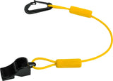 LVW-17 YLW Floating Whistle W/Lanyard (Yellow)