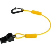 LVW-17 YLW Floating Whistle W/Lanyard (Yellow)