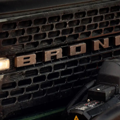 M-1447-BLBR Ford 2021+ Bronco Grille Lettering Overl