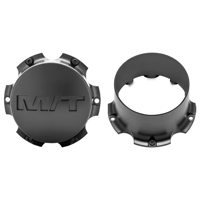 M.T. Wheel 276053 Modern low profile cap design - Black Pro Open 8X6.5 8X170