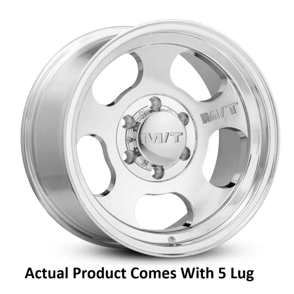 M.T. Wheel Classic Step Lip Design 276991 - 17X12 5X5 4.25 MT Canyon Polished