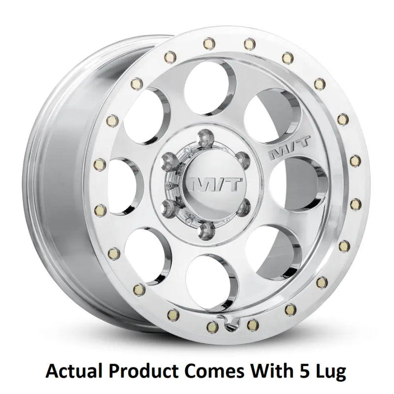 M.T. Wheel Modern Low Profile Cap Design 274240 - 17X9 5X5.5 4.53 MT Classic Pro Poli