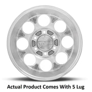 M.T. Wheel Modern Low Profile Cap Design 274240 - 17X9 5X5.5 4.53 MT Classic Pro Poli