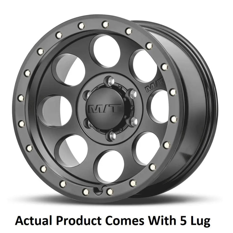 M.T. Wheel Modern Low Profile Cap Design 274463 - 17X9 5X5.5 4.53 MT Classic Pro Blac