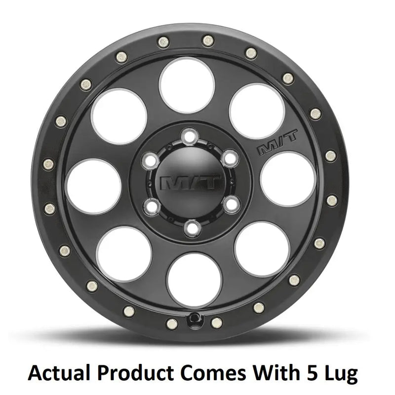 M.T. Wheel Modern Low Profile Cap Design 274463 - 17X9 5X5.5 4.53 MT Classic Pro Blac