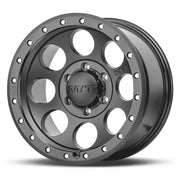 M.T. Wheel Modern Low Profile Cap Design 274467 - Black 17X9 6X5.5 MT Classic Pro