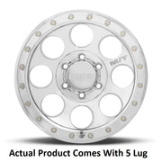 M.T. Wheel Modern Low Profile Cap Design 274477 - 17X9 5X5 4.53 MT Classic Pro Polish
