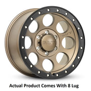 M.T. Wheel Modern Low Profile Cap Design 274503 - Bronze 18X9 8X6.5 MT Classic Pro