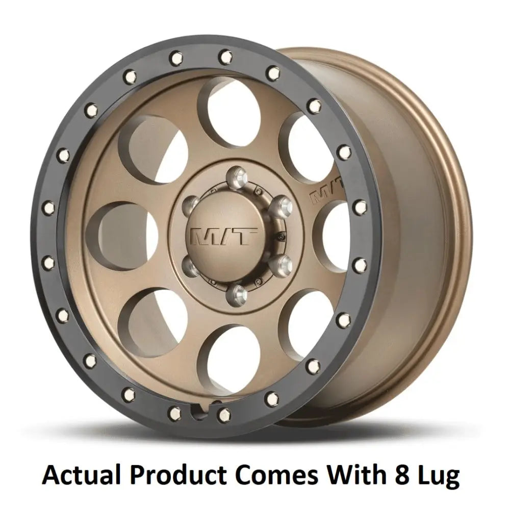M.T. Wheel Modern Low Profile Cap Design 274504 - Bronze 18X9 8X170 MT Classic Pro
