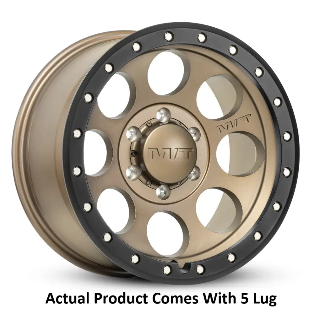 M.T. Wheel Modern Low Profile Cap Design 274506 - Bronze 20X9 5X5 MT Classic Pro