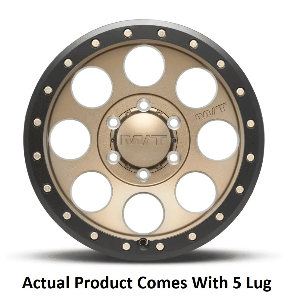 M.T. Wheel Modern Low Profile Cap Design 274506 - Bronze 20X9 5X5 MT Classic Pro