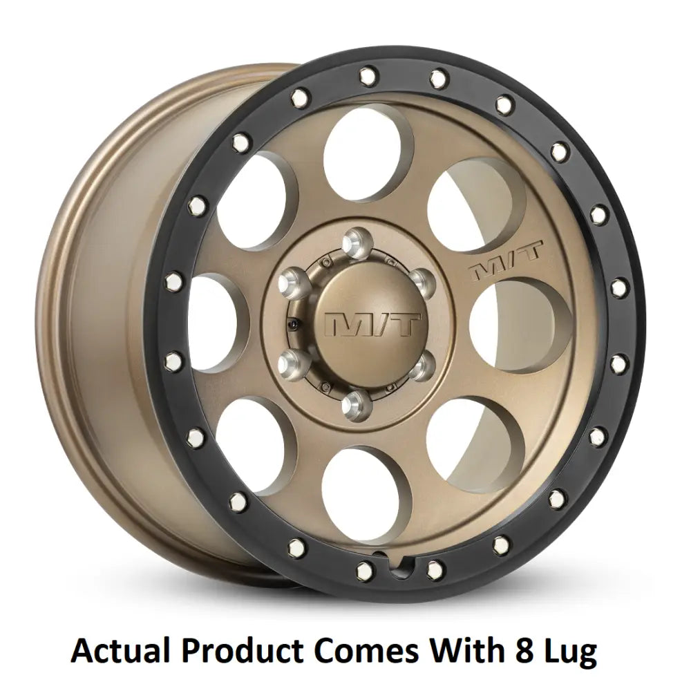 M.T. Wheel Modern Low Profile Cap Design 274511 - Bronze 20X9 8X6.5 MT Classic Pro